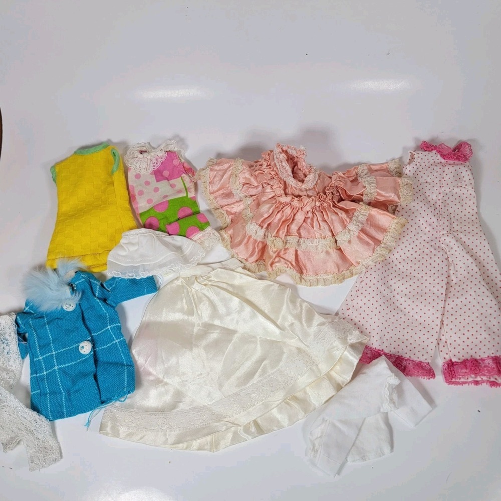 VTG Barbie Doll Fashions / Clone / Mommy Made Mixed Lot Skirts Tops Dresses Etc